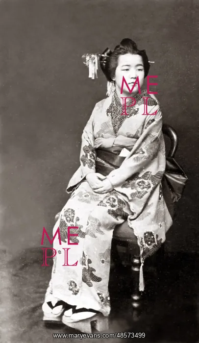  : Geisha, Japan, circa 1870s