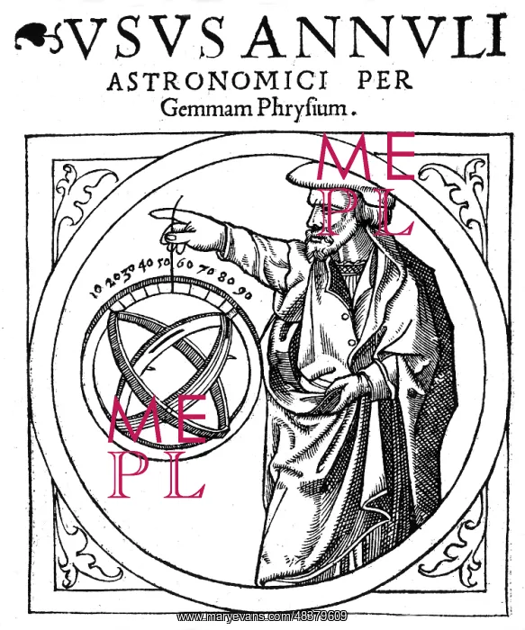  : Gemma Phrysius or Frisius (1508-1555), Dutch mathematician