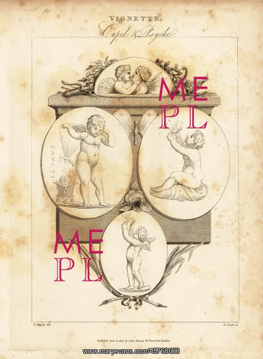 : Gems illustrating Cupid and Psyche : Gems illustrating Cupid and Psyche