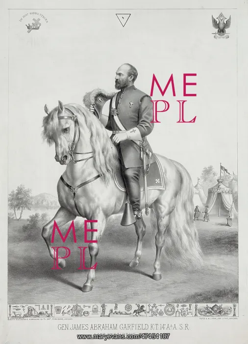 : Gen. James Abraham Garfield K.T. 14 A. & A.S.R. late preside : Gen. James Abraham Garfield K.T. 14 A. & A.S.R. late preside