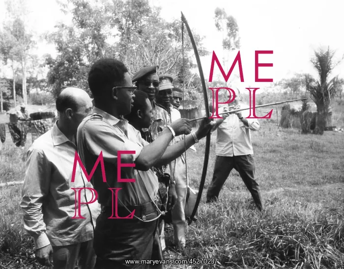 : Gen. Joseph Mobutu, Chief of the Congolese Army : Gen. Joseph Mobutu, Chief of the Congolese Army