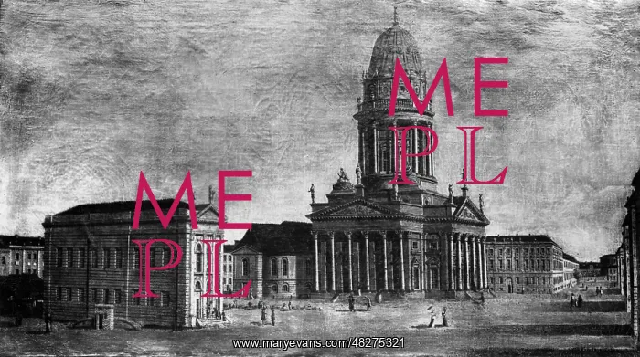 : Gendarmenmarkt in Berlin, 1788 : Gendarmenmarkt in Berlin, 1788