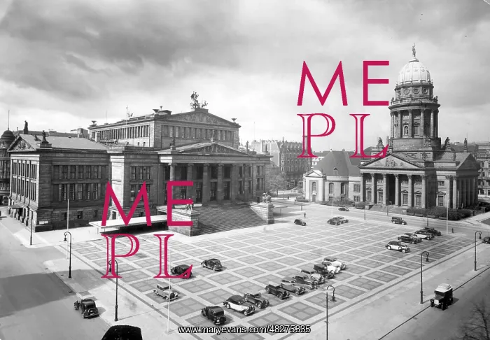 : Gendarmenmarkt in Berlin, 1938 : Gendarmenmarkt in Berlin, 1938
