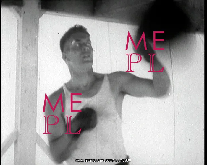 : Gene Tunney, the Boxer, Punching a Punch Bag : Gene Tunney, the Boxer, Punching a Punch Bag