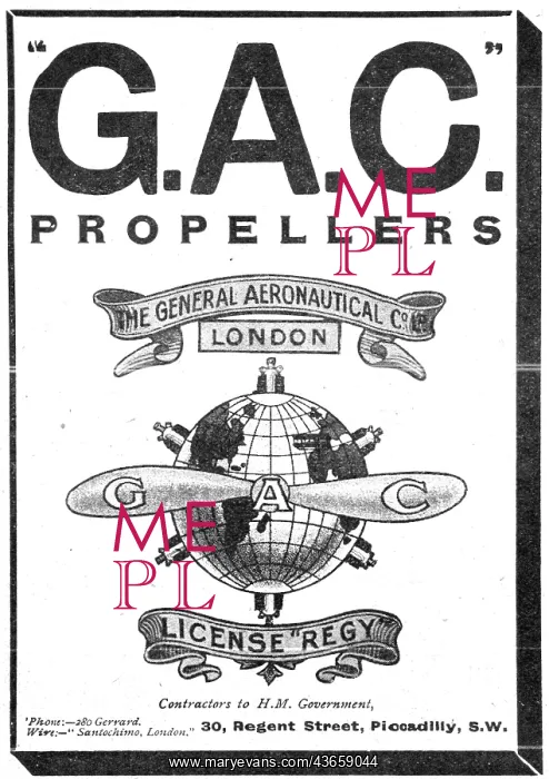 : The General Aeronautical Comapny. GAC Propellers : The General Aeronautical Comapny. GAC Propellers