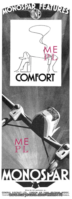  : General Aircraft Monospar