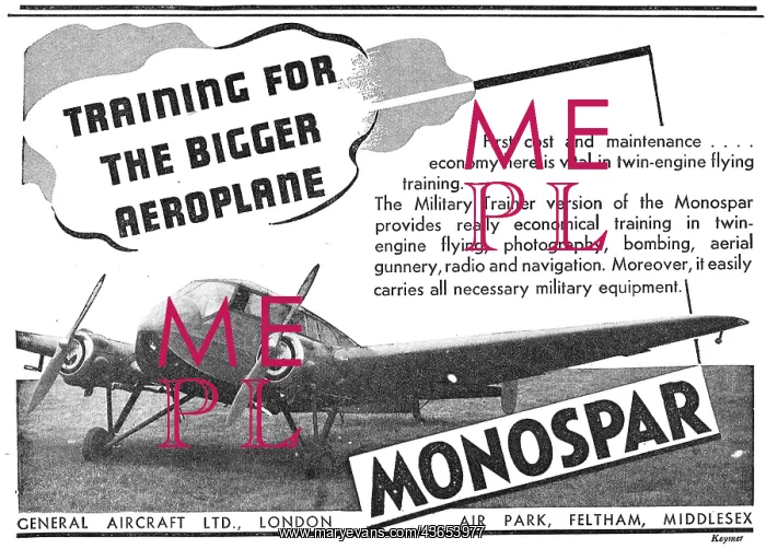 : General Aircraft Monospar : General Aircraft Monospar