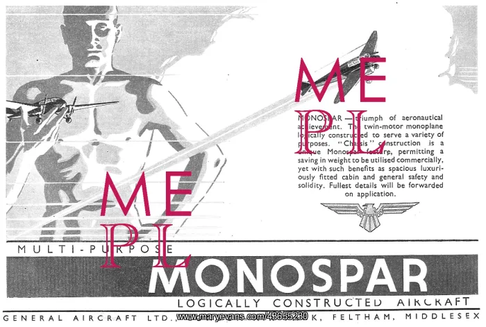 : General Aircraft Monospar : General Aircraft Monospar