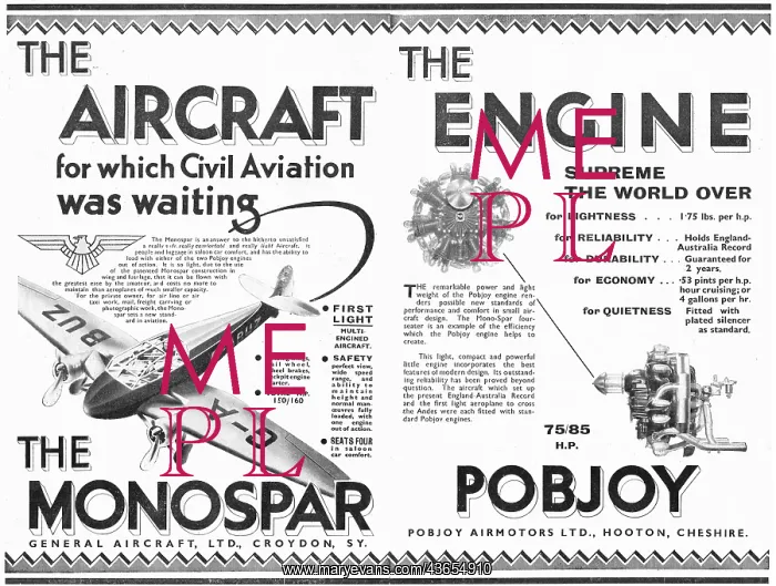 : General Aircraft Monospar. G-ABUZ : General Aircraft Monospar. G-ABUZ