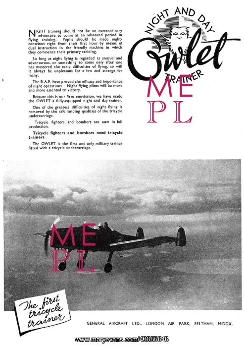 : General Aircraft Owlet : General Aircraft Owlet