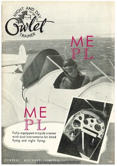  : General Aircraft Owlet