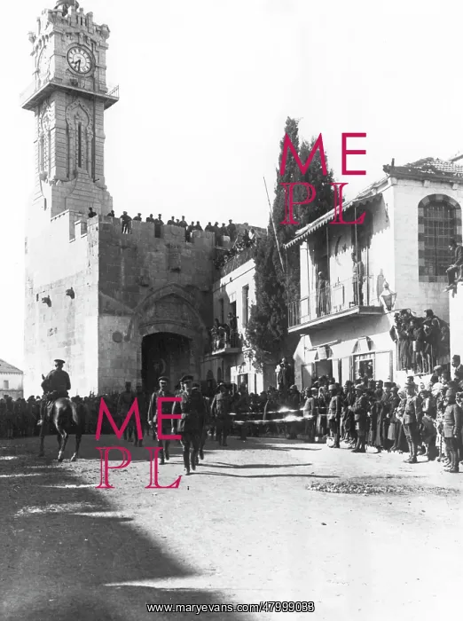: General Allenby entry into Jerusalem 1917 : General Allenby entry into Jerusalem 1917