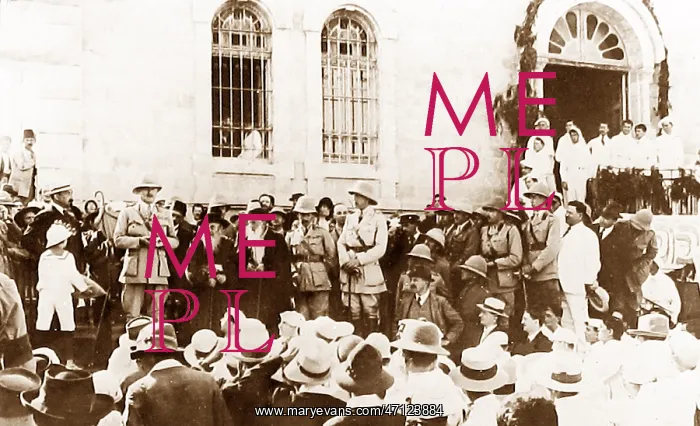  : General Allenby in Jerusalem in May 1918