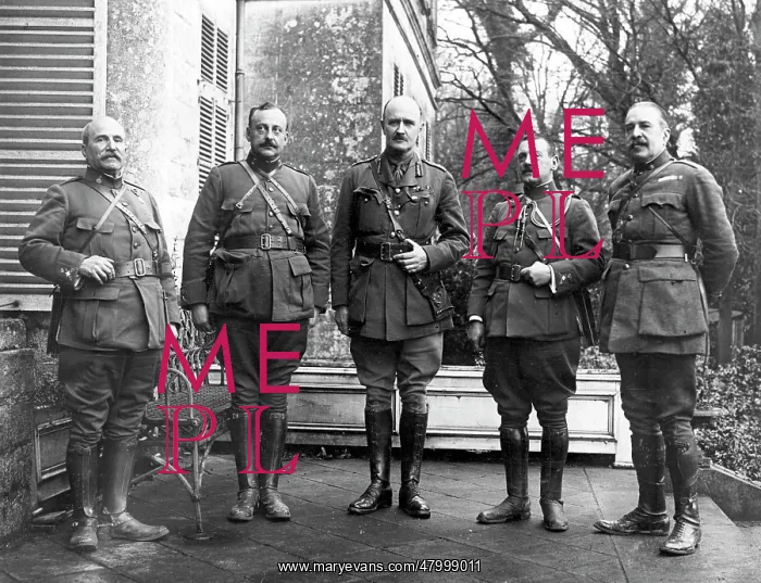 : General Allenby with Spanish Generals : General Allenby with Spanish Generals