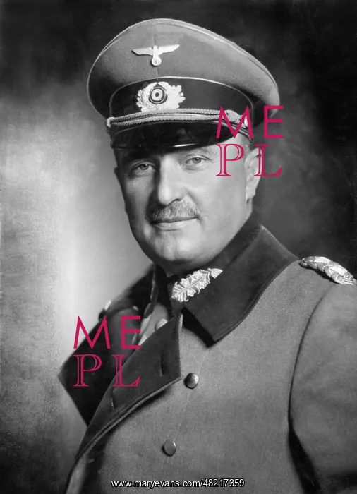  : General of the artillery Karl Becker, 1937
