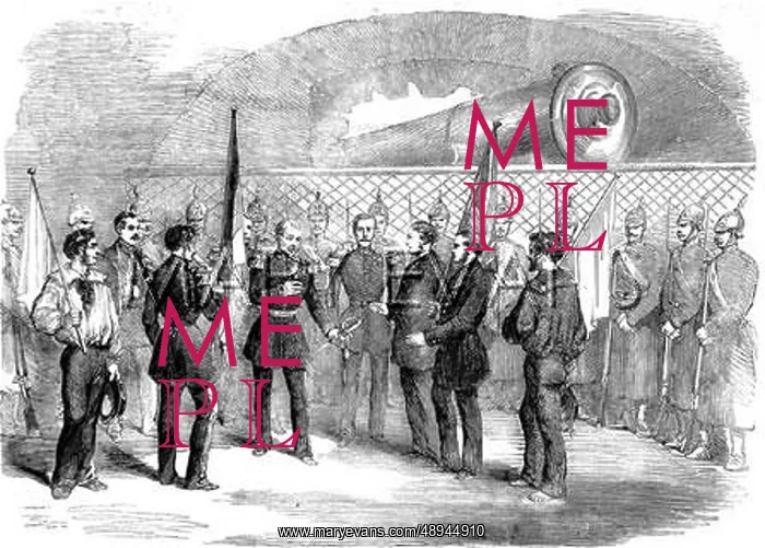  : General Bodiscoe surrendering, Bomarsund, Crimean War, 1854