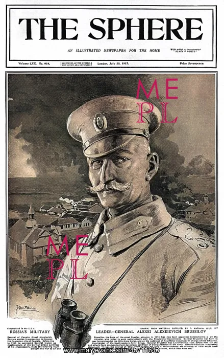 : General Brusilov by Matania : General Brusilov by Matania