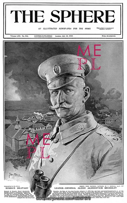 : General Brusilov by Matania : General Brusilov by Matania