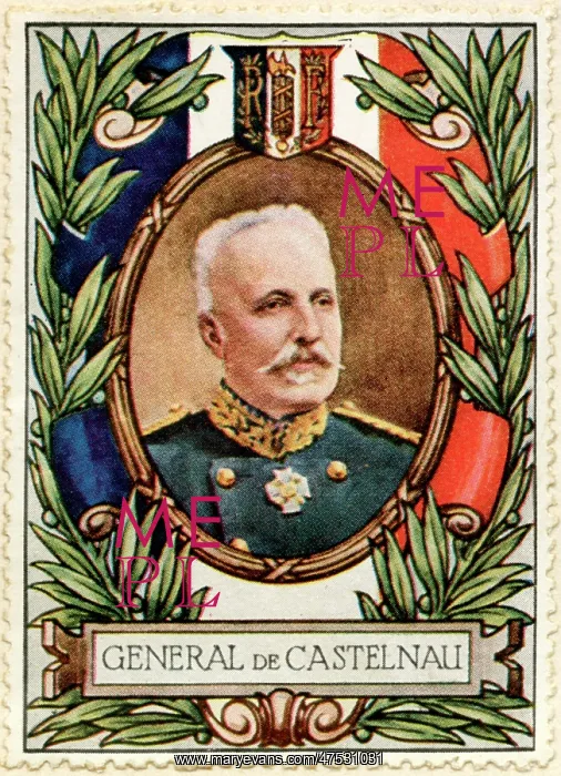 : General de Castelnau / Stamp : General de Castelnau / Stamp