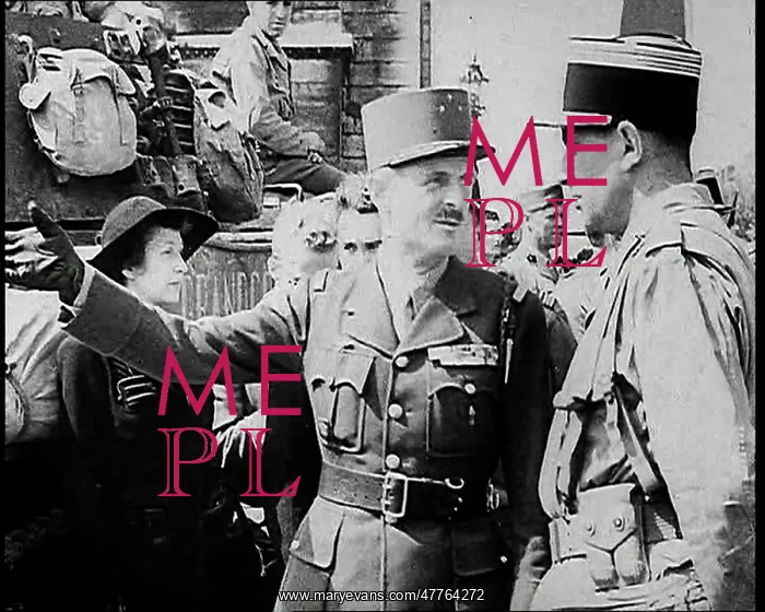  : General Charles De Gaulle Talking With Other