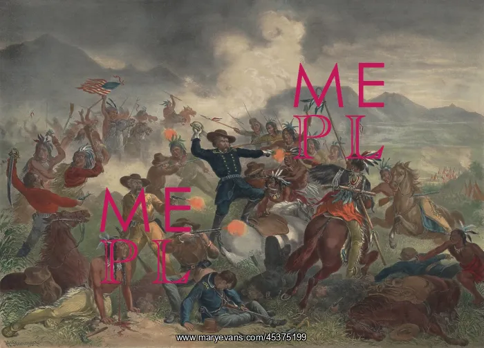 : GENERAL CUSTERS DEATH STRUGGLE. THE BATTLE : GENERAL CUSTERS DEATH STRUGGLE. THE BATTLE