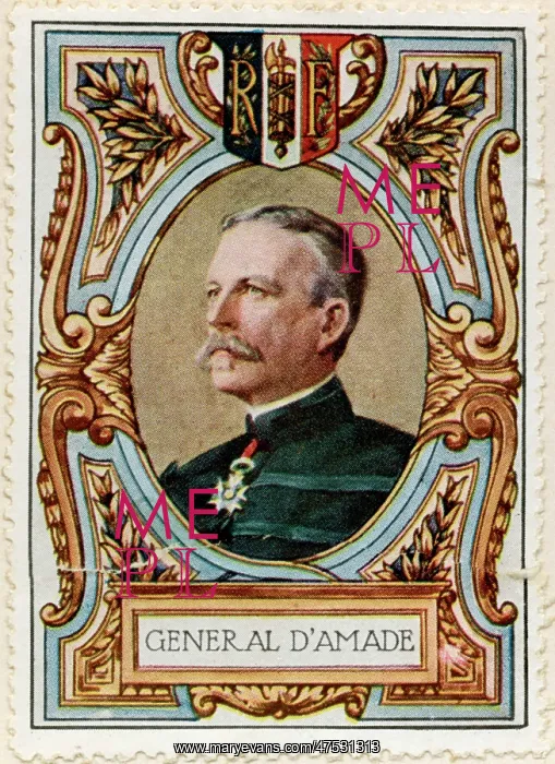: General d'Amade / Stamp : General d'Amade / Stamp