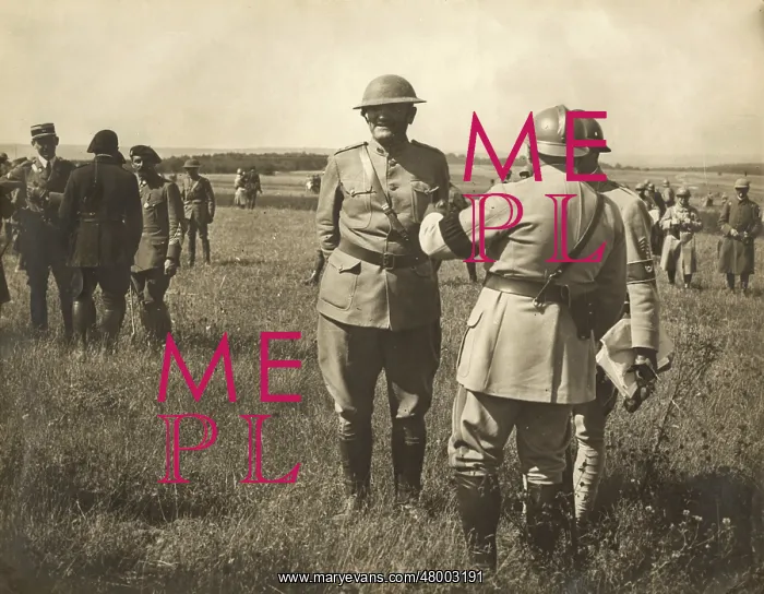 : General Dilleman with the French Army : General Dilleman with the French Army
