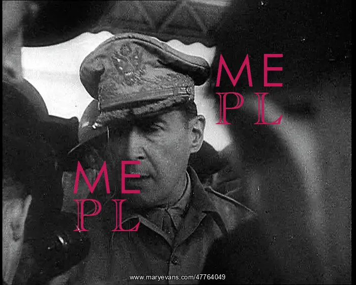 : General Douglas MacArthur Talking to People in Australia : General Douglas MacArthur Talking to People in Australia
