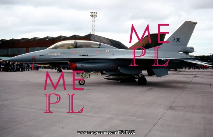 : General Dynamics F-16B Fighting Falcon 306 : General Dynamics F-16B Fighting Falcon 306