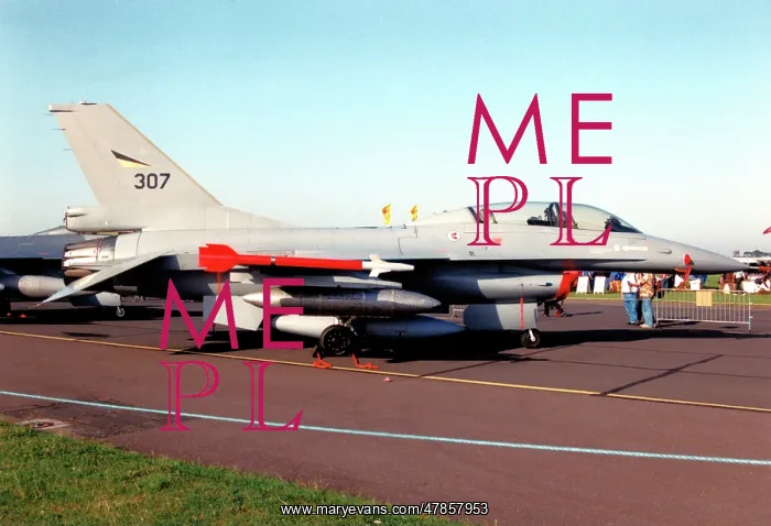 : General Dynamics F-16B Fighting Falcon 307 : General Dynamics F-16B Fighting Falcon 307
