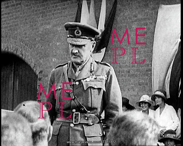 : General Edmund Allenby Talking To A Crowd : General Edmund Allenby Talking To A Crowd