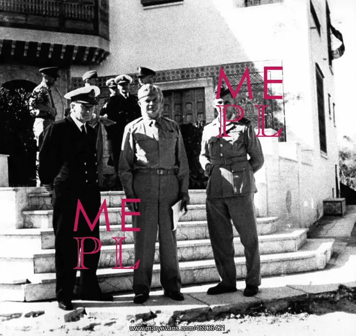  : General Eisenhower and Marshal Tedder, North Africa, WW2