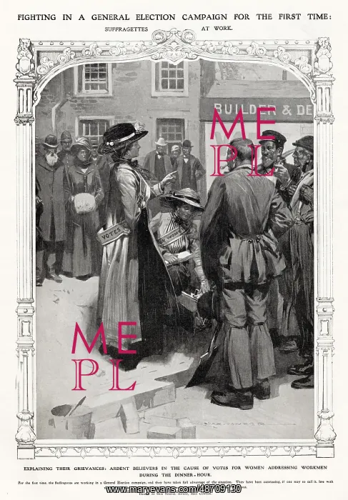 : General Election 1910 - Suffragettes Votes : General Election 1910 - Suffragettes Votes