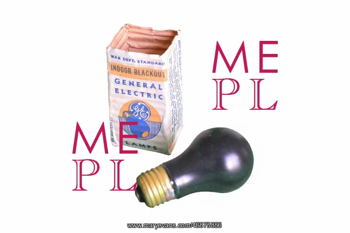 : General Electric blackout bulb : General Electric blackout bulb