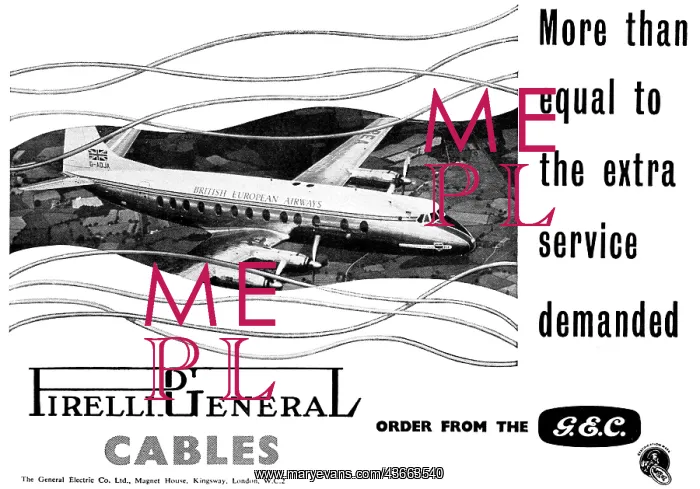 : General Electric Company. G.E.C. Pirelli Cables : General Electric Company. G.E.C. Pirelli Cables