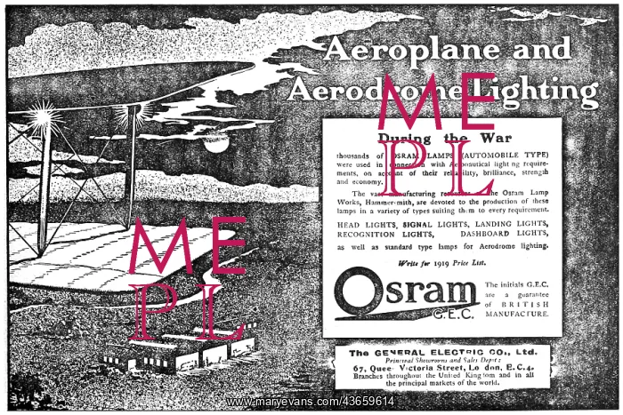 : The General Electric Company. Osram : The General Electric Company. Osram