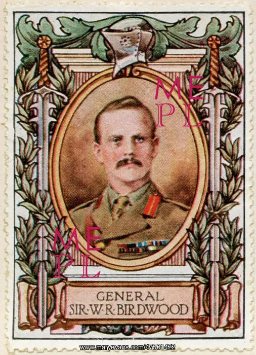 : General (Field Marshal) Birdwood / Stamp : General (Field Marshal) Birdwood / Stamp