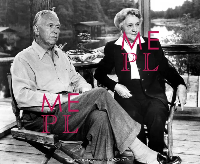 : General George C. Marshall and his wife, ? : General George C. Marshall and his wife, ?