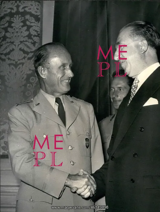 : General Gunther, PM Pella, Rome : General Gunther, PM Pella, Rome