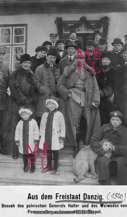 : General Haller and Voivode Laszewski visit Sopot, 1920 : General Haller and Voivode Laszewski visit Sopot, 1920
