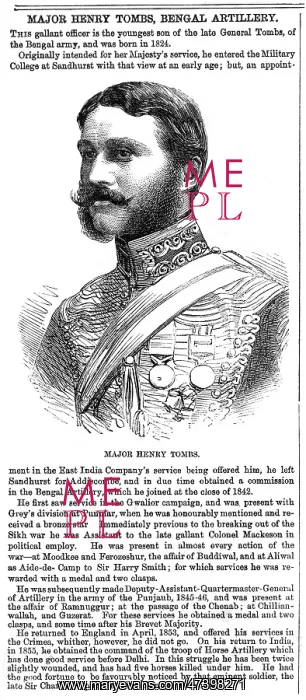 : GENERAL HARRY TOMBS : GENERAL HARRY TOMBS