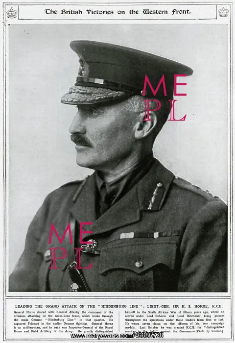 : General Henry Horne : General Henry Horne