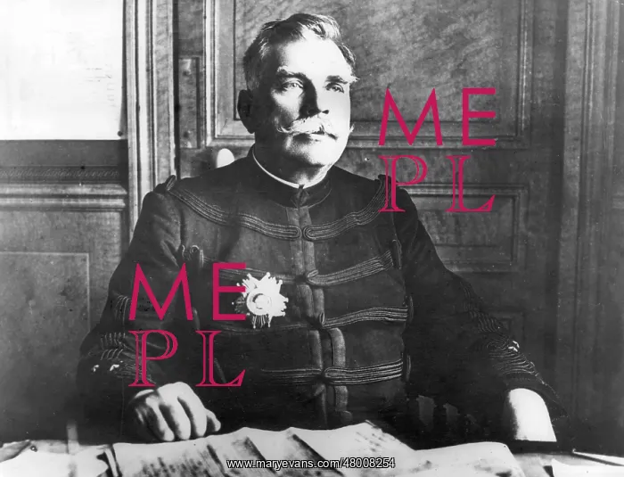 : General Joffre at his desk, WW1 : General Joffre at his desk, WW1