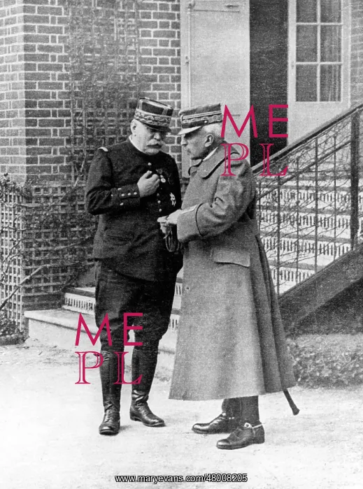 : General Joffre and General Cadorna during WW1 : General Joffre and General Cadorna during WW1