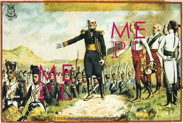 : General Joseph Barbanegre (1772-1830) surrendering : General Joseph Barbanegre (1772-1830) surrendering