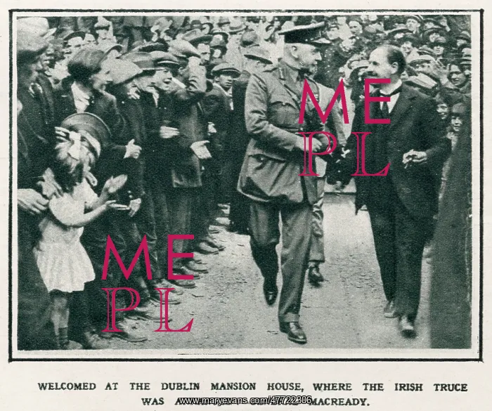 : General Macready at the Mansion House, Dublin, 1921 : General Macready at the Mansion House, Dublin, 1921