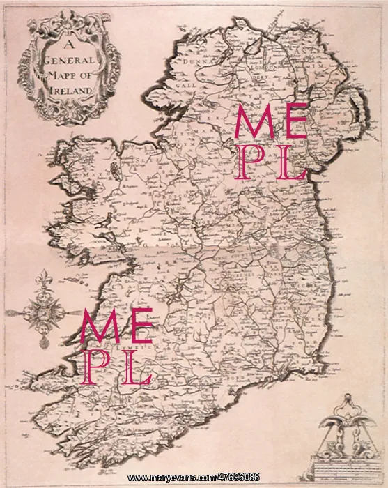 : General Map of Ireland 1685 : General Map of Ireland 1685