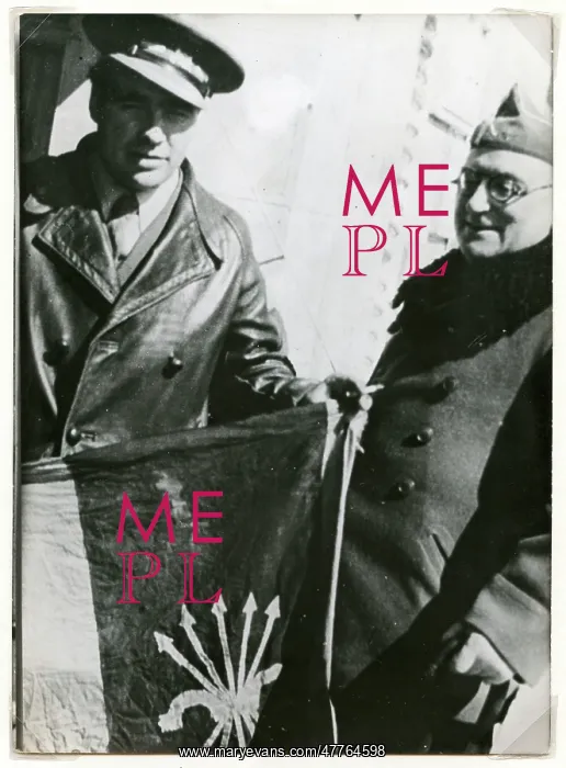 : General Miaja and Commander Lister : General Miaja and Commander Lister