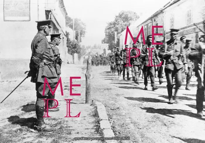 : General Monro and Colonel Malcolm, Western Front, WW1 : General Monro and Colonel Malcolm, Western Front, WW1
