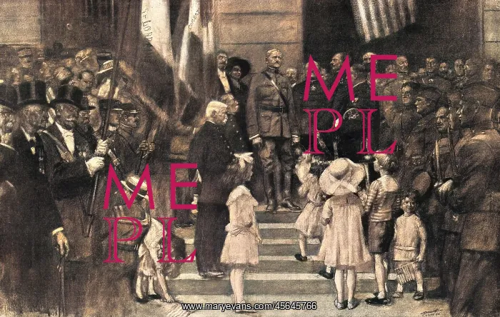 : General Pershing in Paris 1918 : General Pershing in Paris 1918
